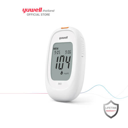 เครื่องวัดระดับนํ้าตาลในเลือด Yuwell รุ่น 582_2