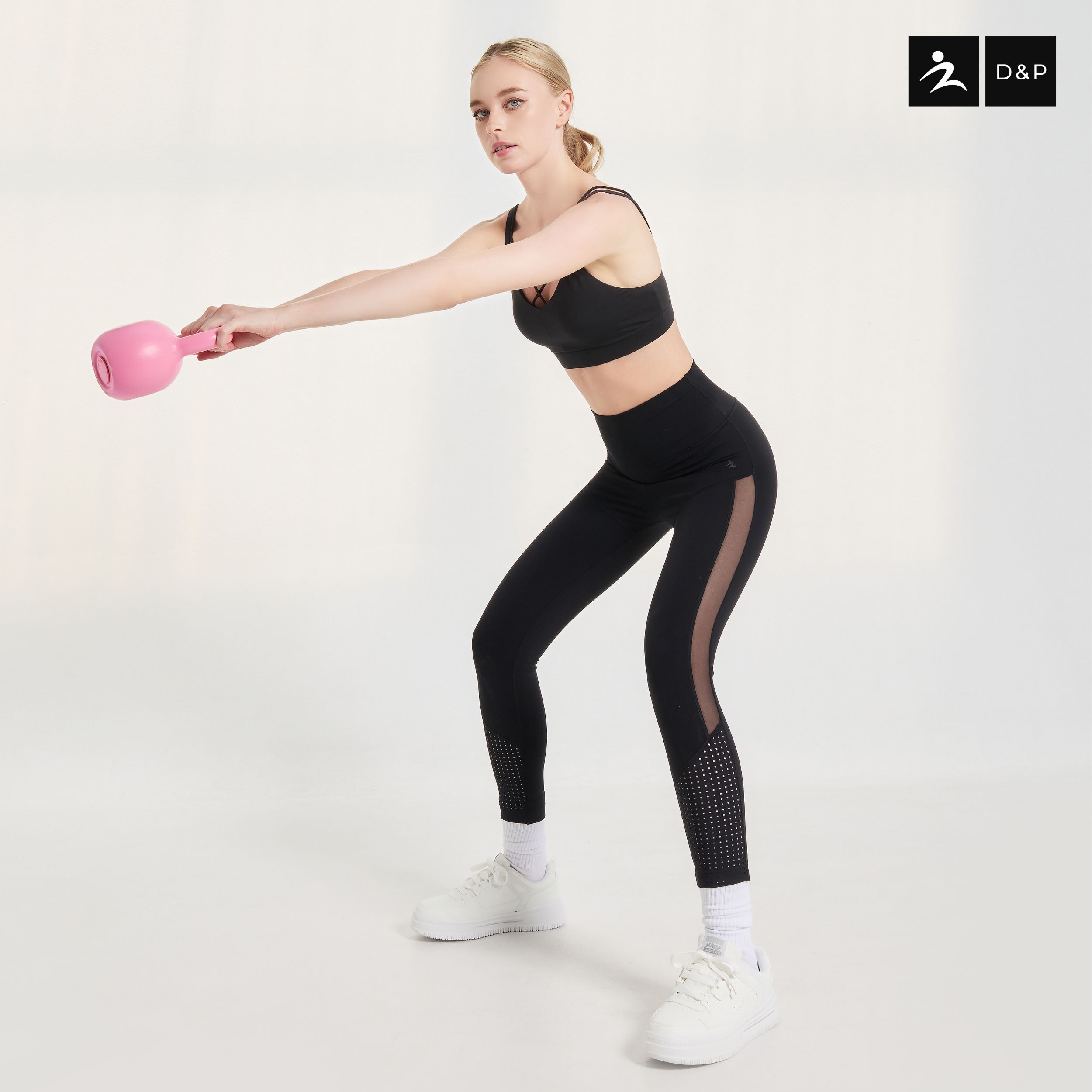 D&P SPORT LEGGINGS | ALLWAYS| D-2794 กางเกงเลกกิ้งขายาว กระชับกล้ามเนื้อ ยกสะโพก_0