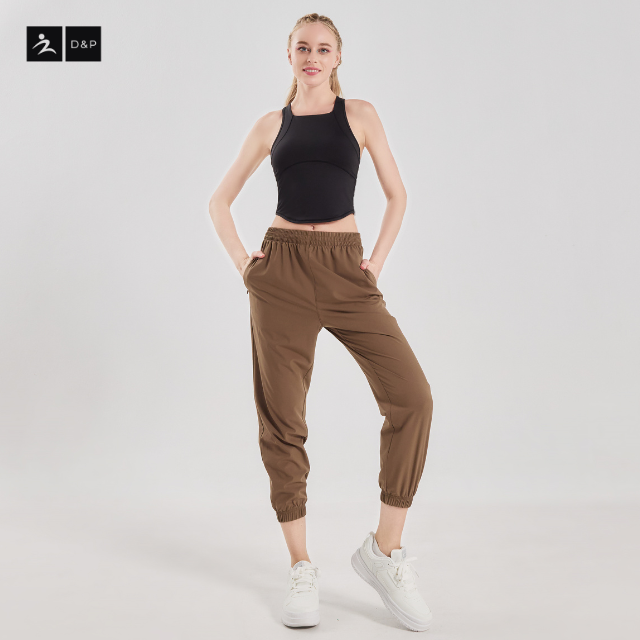 D&P SPORT LONG PANTS | LOLLIPOP | D-3268 กางเกงขายาว ผ้าร่มปลายขาจั้ม เนื้อผ้านุ่มยืดหยุ่นบางเบา_2