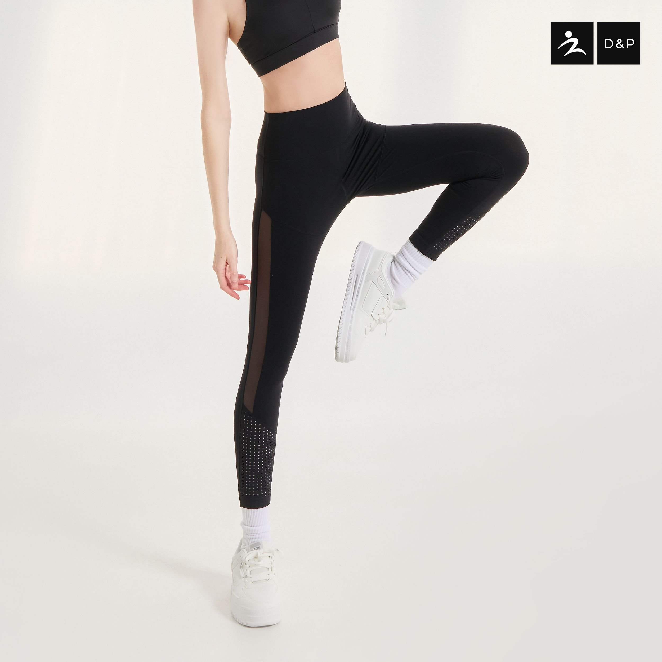 D&P SPORT LEGGINGS | ALLWAYS| D-2794 กางเกงเลกกิ้งขายาว กระชับกล้ามเนื้อ ยกสะโพก_4