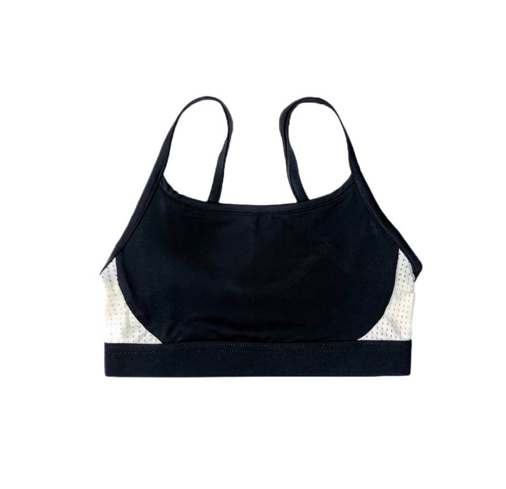 สปอร์ตบราสายเดี่ยว D&P Sport DP-7688 ไซส์ L สีดำ/ขาว