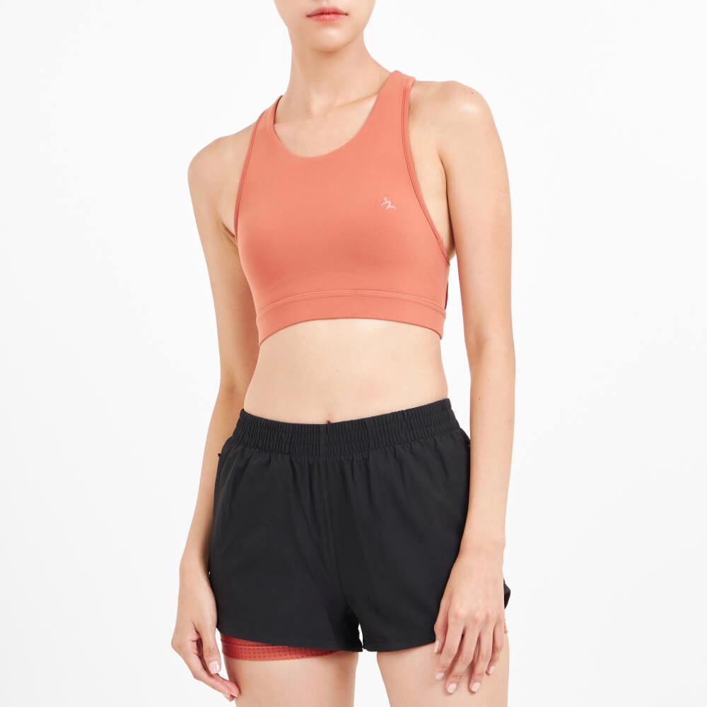 สปอร์ตบราหลังเว้า D&P Sport DP-7690 ไซส์ M สีน้ำตาล
