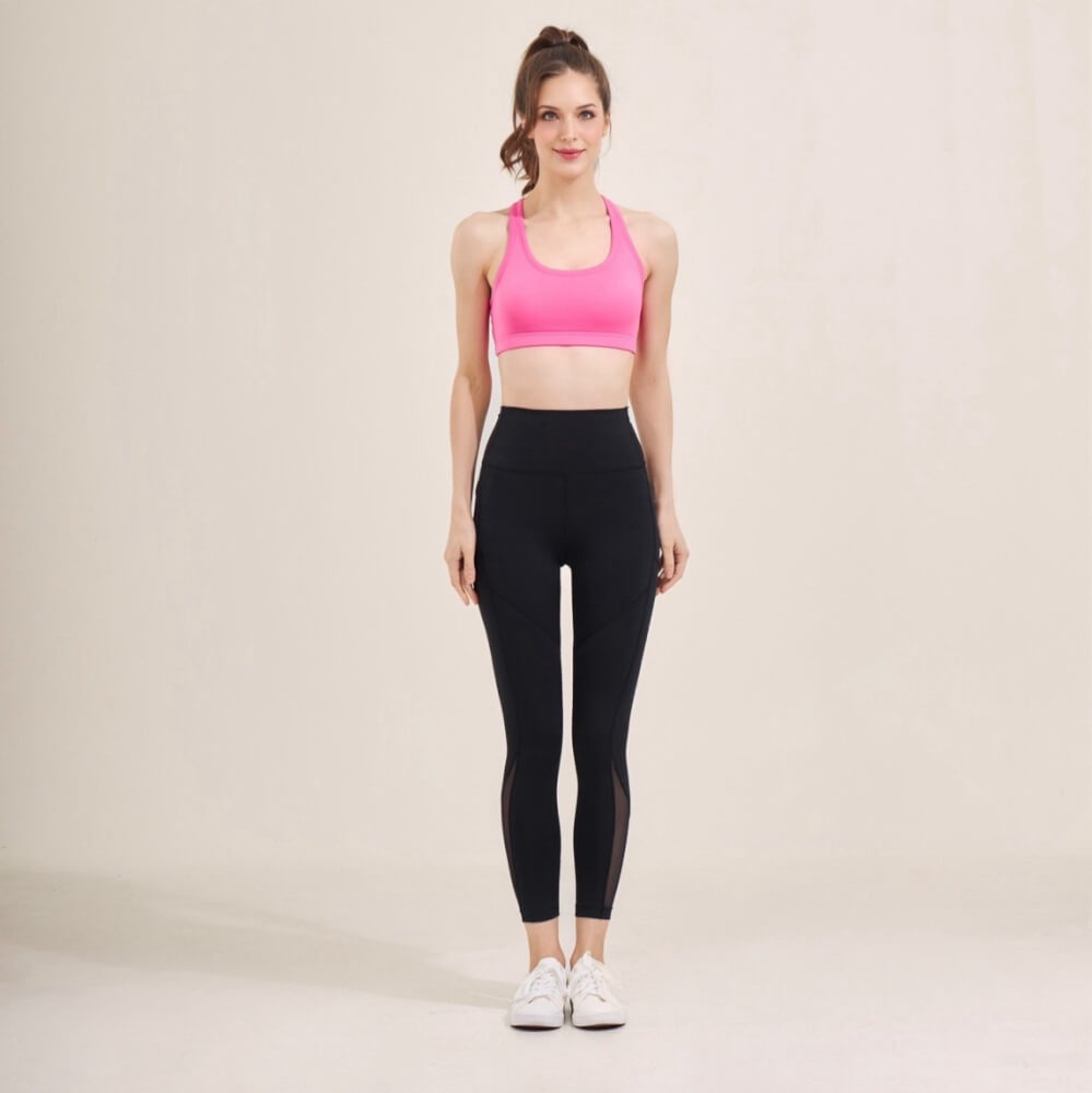  เลกกิ้งขายาวเอวสูง D&P Sport DP-2784 ไซส์ S สีดำ