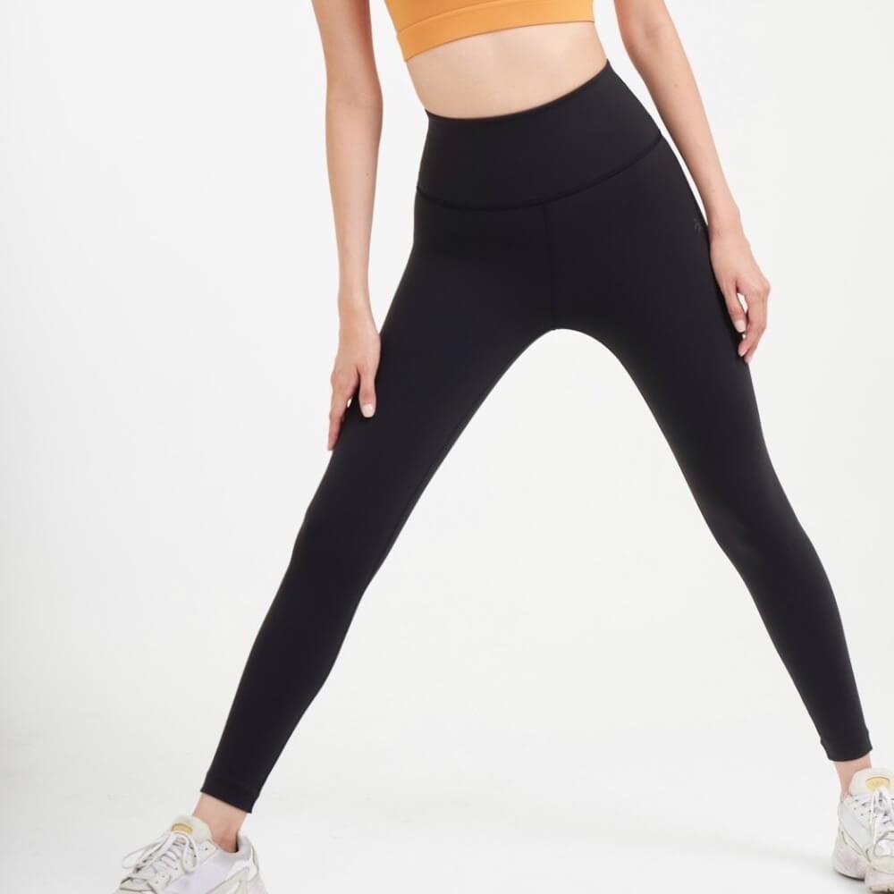 เลกกิ้งขายาวเอวสูง D&P Sport DP-2764 ไซส์ L สีดำ
