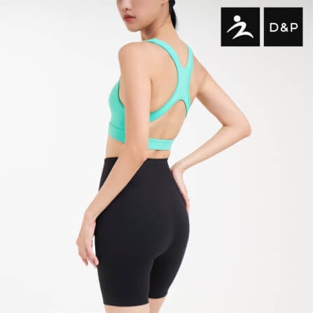 สปอร์ตบราหลังเว้า D&P Sport DP-7690 ไซส์ S สีเขียว_0