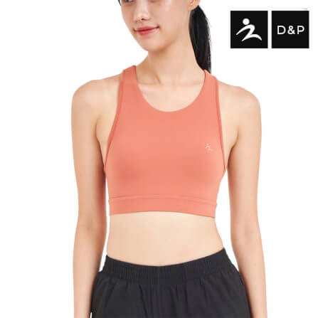 สปอร์ตบราหลังเว้า D&P Sport DP-7690 ไซส์ M สีน้ำตาล_0