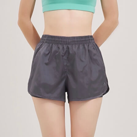 กางเกงขาสั้นมีซับใน D&P Sport DP-3267 ไซส์ XL สีเทาเข้ม_1