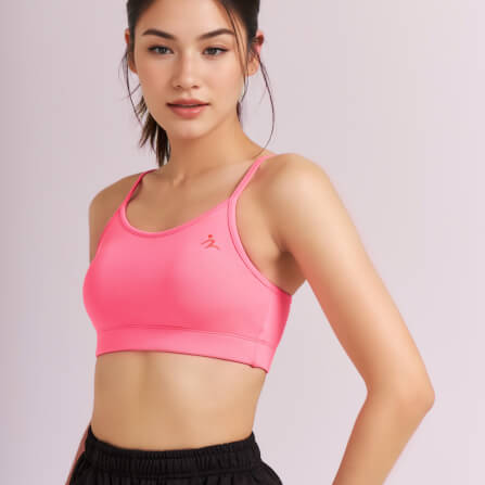 สปอร์ตบราสายเดี่ยว D&P Sport DP-7587 ไซส์ XXL สีชมพู_1