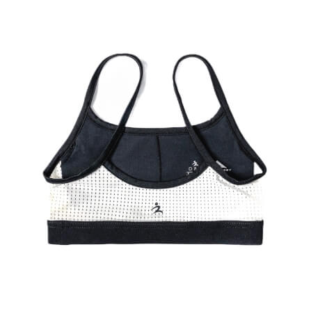 สปอร์ตบราสายเดี่ยว D&P Sport DP-7688 ไซส์ L สีดำ/ขาว_2