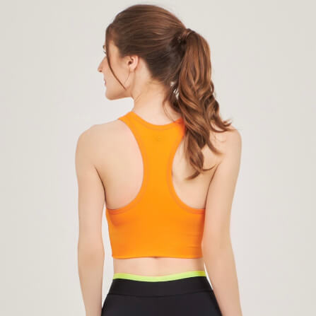 ครอปบราหลังเว้า D&P Sport DP-7715 ไซส์ S สีส้ม_3