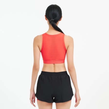กางเกงขาสั้นมีซับใน D&P Sport DP-3255 ไซส์ L สีดำ/แดง_3