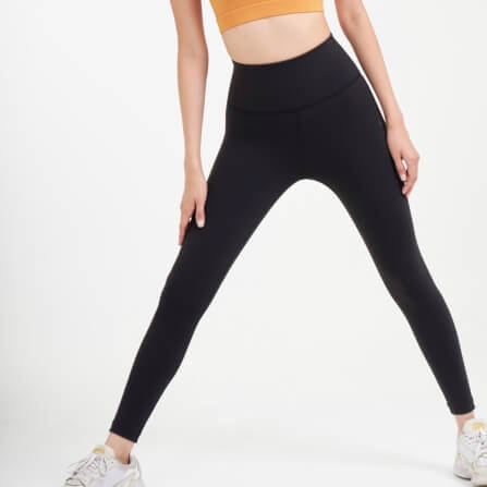 เลกกิ้งขายาวเอวสูง D&P Sport DP-2764 ไซส์ L สีดำ_6