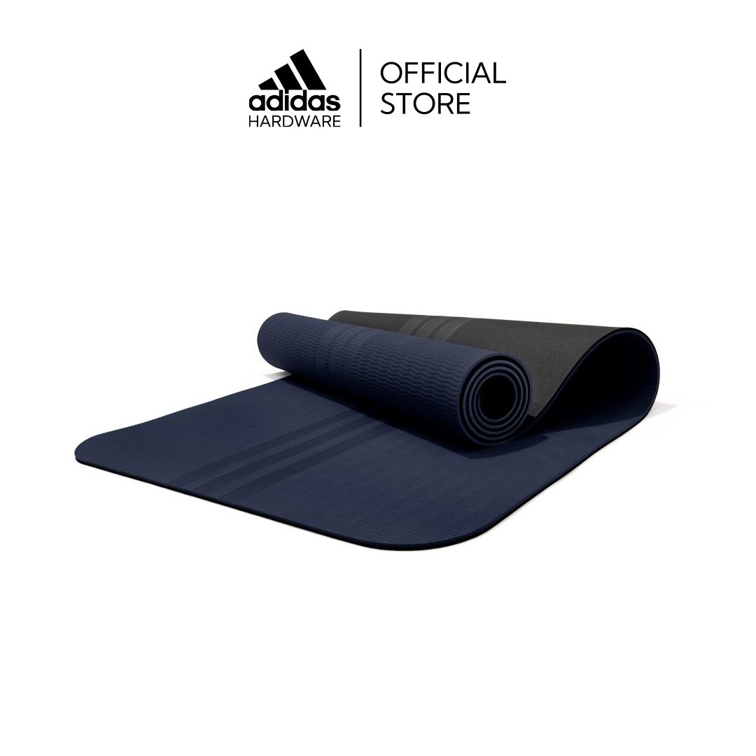 เสื่อโยคะแบบสองด้าน 6 มม. ADIDAS ADYG-10401DB สีน้ำเงินเข้ม_0