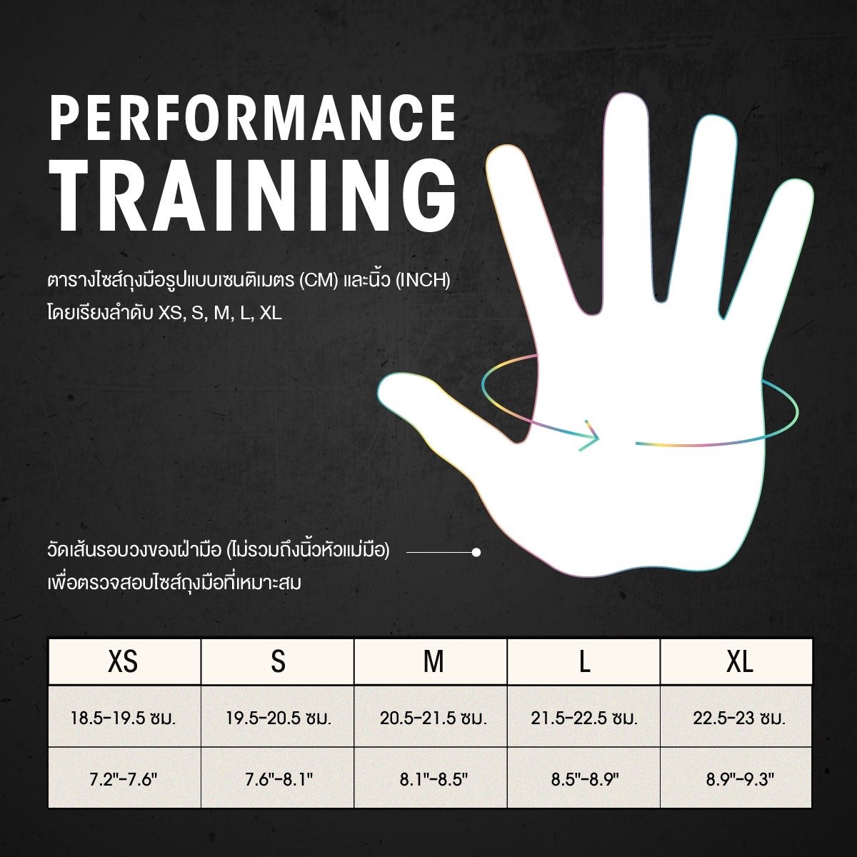  ถุงมือ Performance Training ADIDAS  ADGB-15012GR สีเทา ไซส์ M_6