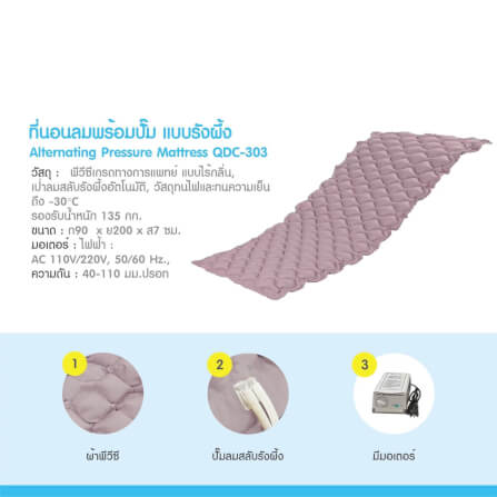 ที่นอนลม แบบรังผึ้ง MEDHUB TCB022 _2