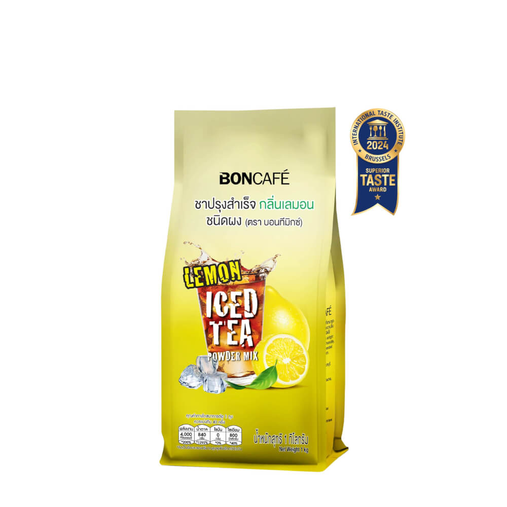 ชาผลไม้กลิ่นเลม่อน บอนกาแฟ Bon-Tea Mix 1 กิโลกรัม