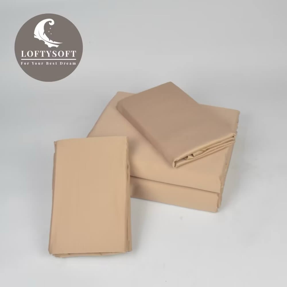 ชุดผ้าปูที่นอน 6 ฟุต 4 ชิ้น LOFTYSOFT FANTASIA COLLECTION - GINGER MEOW SET C_9
