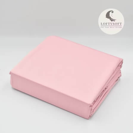ชุดผ้าปูที่นอน 6 ฟุต 4 ชิ้น LOFTYSOFT Elegance Collection - Rose Pink SET C_10