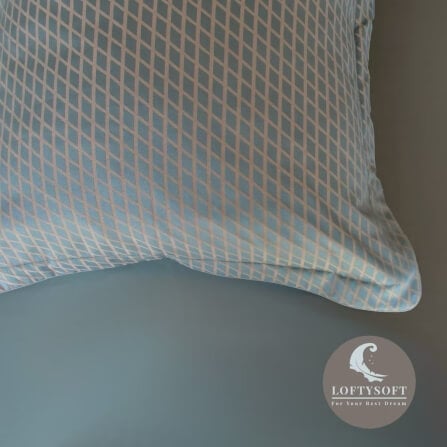 ชุดผ้าปูที่นอน 3.5 ฟุต 2 ชิ้น LOFTYSOFT Diamond Collection - Gauntlet Grey SET A_2