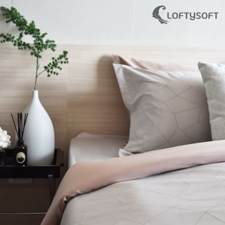 ชุดผ้าปูที่นอน 3.5 ฟุต 2 ชิ้น LOFTYSOFT Crystal Collection - Autumn Beige SET A_2