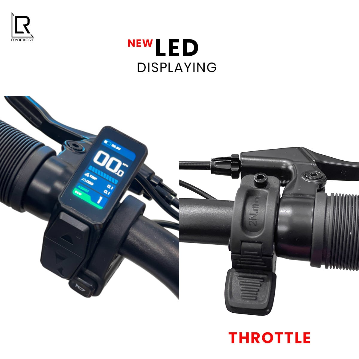 จักรยานไฟฟ้า RYDEKART - รุ่น RYDE KART Z สี MIDNIGHT BLACK