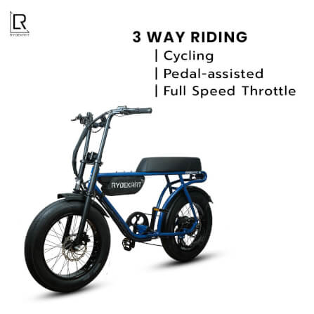 จักรยานไฟฟ้า RYDEKART - รุ่น RYDE KART S สี NAVY BLUE_1