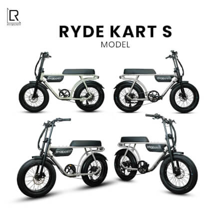 จักรยานไฟฟ้า RYDEKART - รุ่น RYDE KART S สี SAND DUNE_8