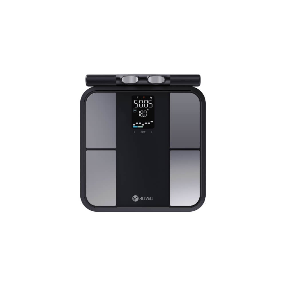 เครื่องชั่งน้ำหนักวัดมวลกาย ALLWELL รุ่น BODYA-PRO 8 อิเล็กโทรด วัดได้ ...