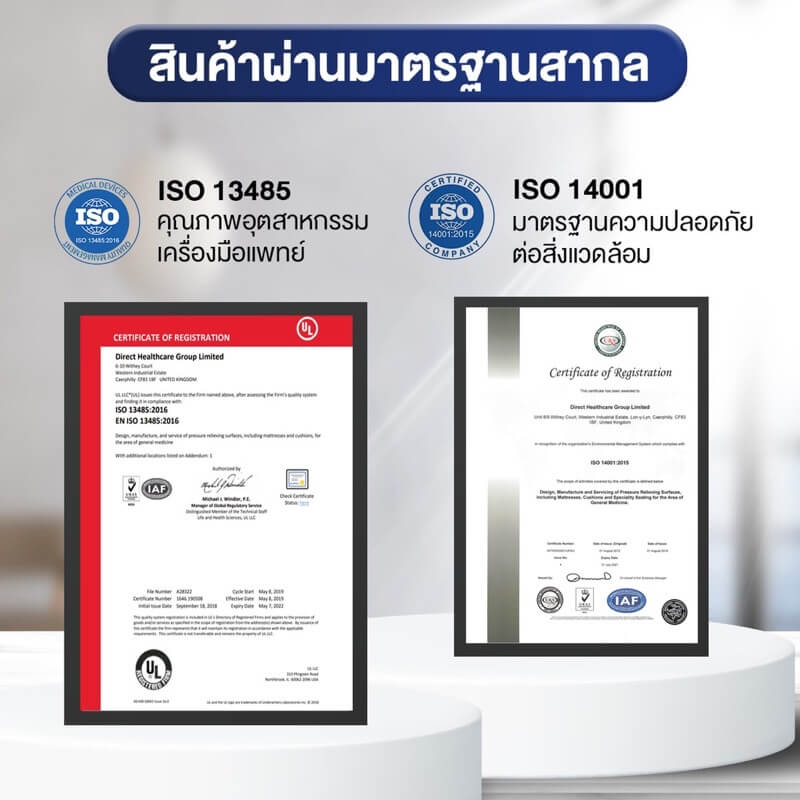 เบาะรองนั่งกันแผลกดทับ ALLWELL DYNA-TEK-SUPERIOR สีกรม