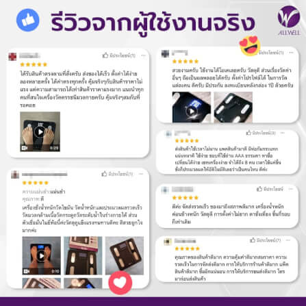เครื่องชั่งน้ำหนัก วัดองค์ประกอบได้ 6 ค่า ALLWELL GBF-1719-A ดำ_4