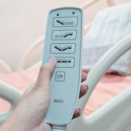 เตียงผู้ป่วย ปรับไฟฟ้า 3 ไกร์ ALLWELL รุ่น GS828  แถมที่นอนโฟม_4