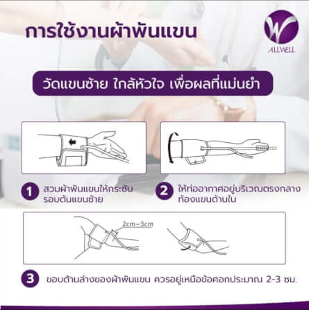 เครื่องวัดความดันโลหิต ALLWELL BSX593_5