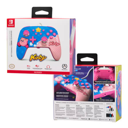 คอนโทรลเลอร์ POWERA ENHANCED (มีสาย) ลาย KIRBY สีน้ำเงิน/ชมพู สำหรับ NINTENDO SWITCH_7