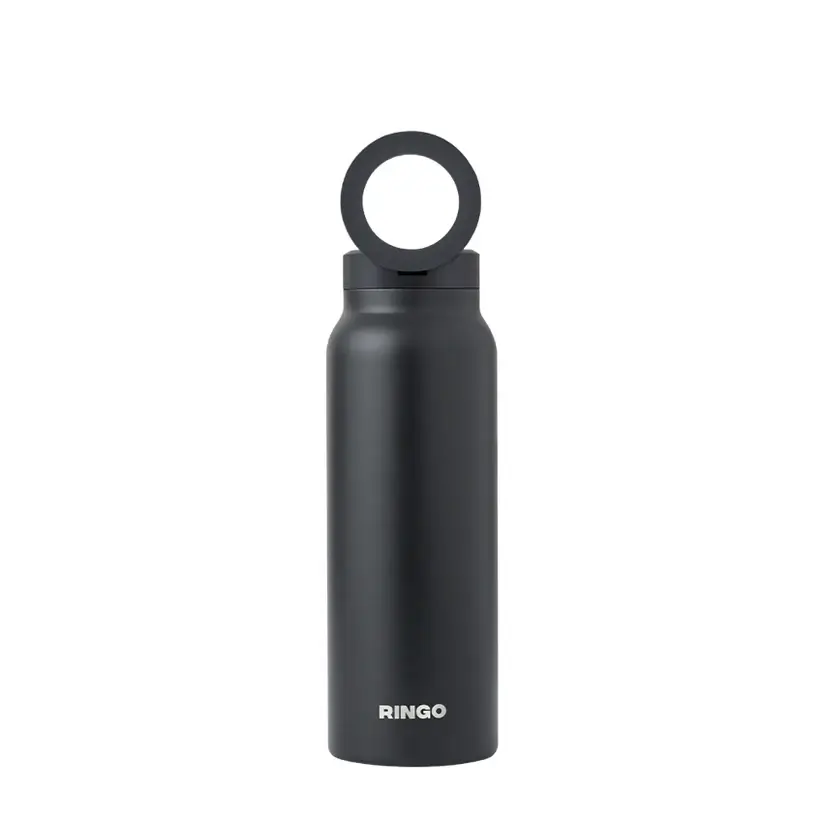 ขวดน้ำ Ringo Bottle with Magnetic Phone Mount Lid ขนาด 710 มิลลิลิตร สีดำ