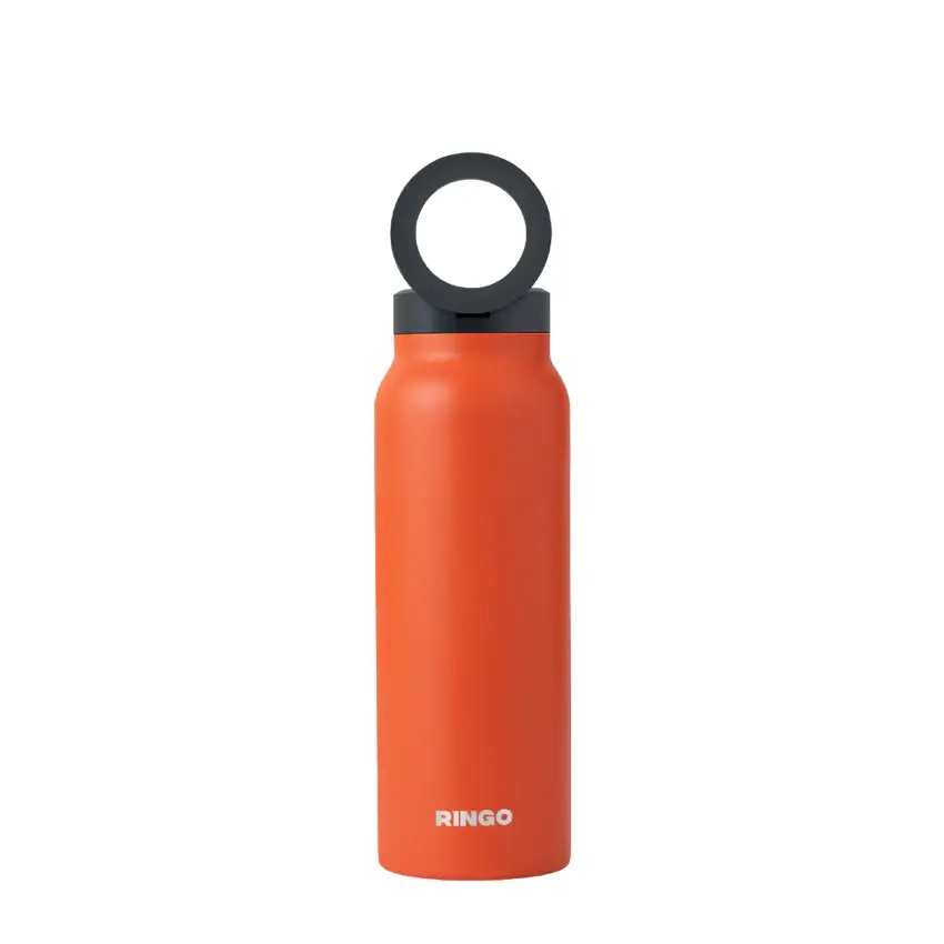 ขวดน้ำ Ringo Bottle with Magnetic Phone Mount Lid ขนาด 710 มิลลิลิตร สีส้ม
