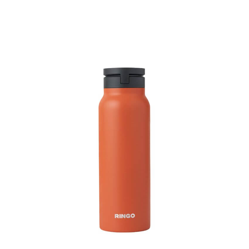 ขวดน้ำ Ringo Bottle with Magnetic Phone Mount Lid ขนาด 710 มิลลิลิตร สีส้ม