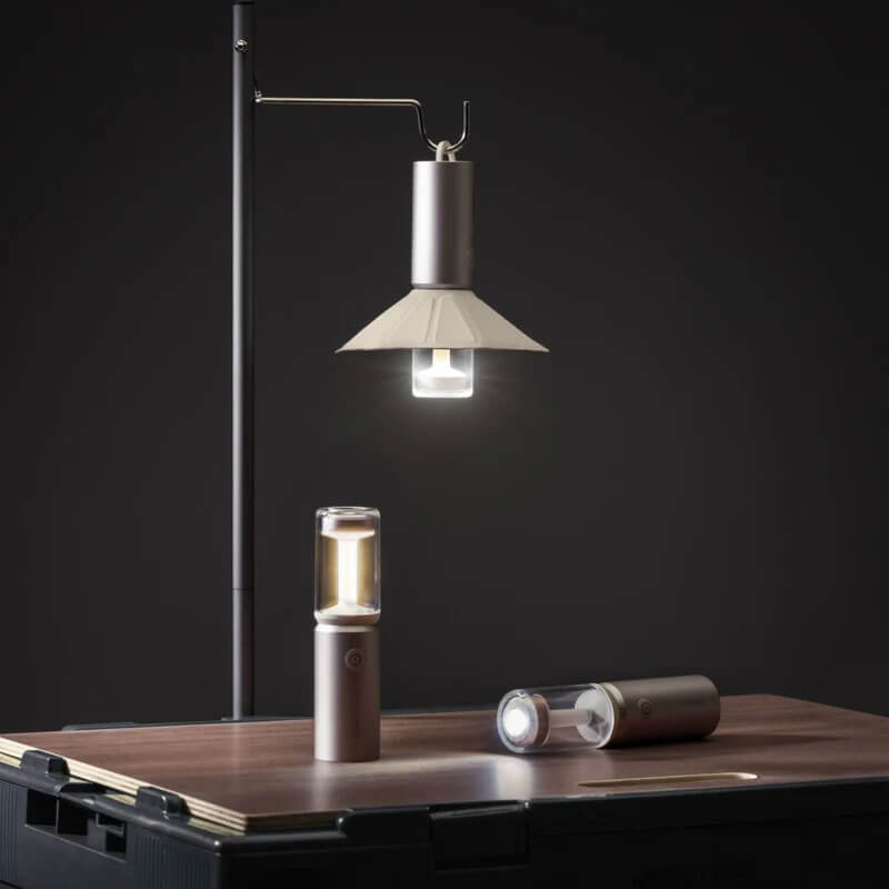ไฟแคมป์ LED HOTO CampLight สีเทา