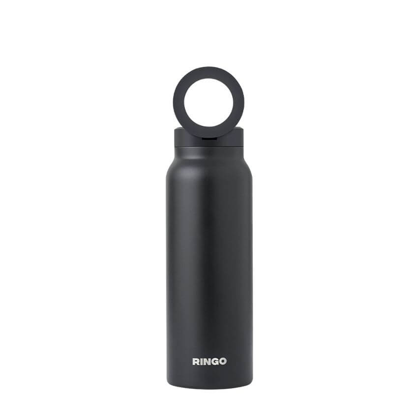 ขวดน้ำ Ringo Bottle with Magnetic Phone Mount Lid ขนาด 710 มิลลิลิตร สีดำ