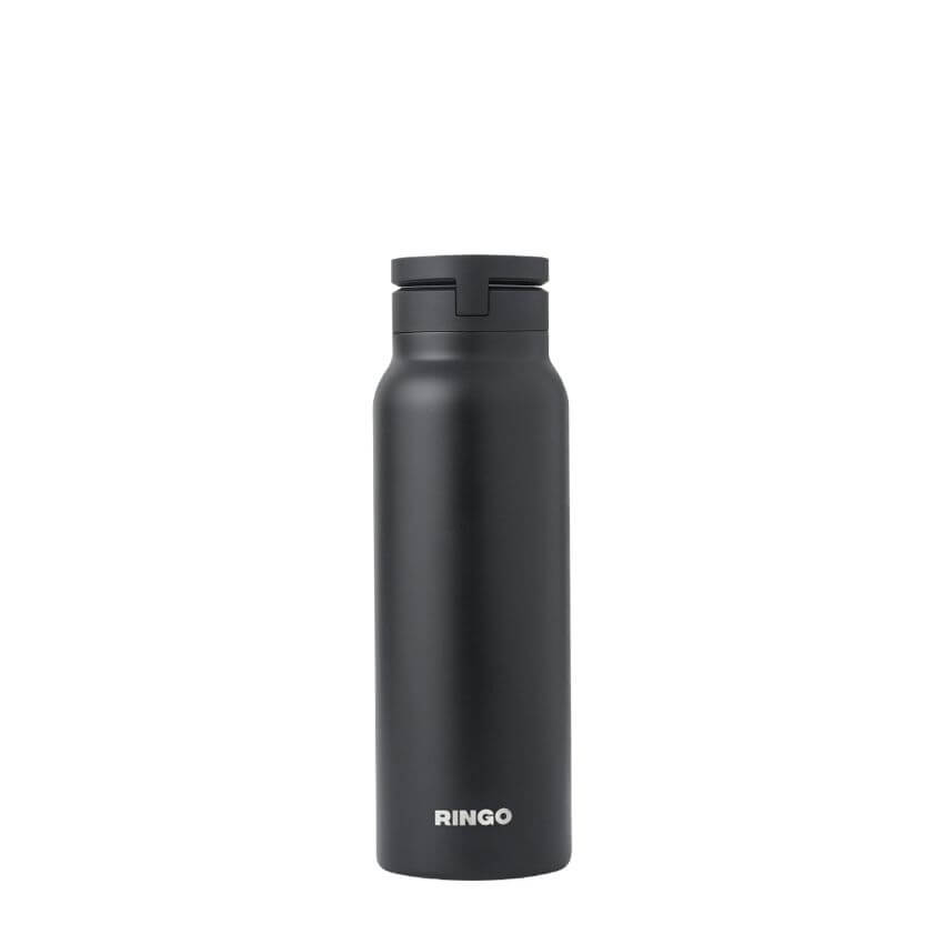 ขวดน้ำ Ringo Bottle with Magnetic Phone Mount Lid ขนาด 710 มิลลิลิตร สีดำ