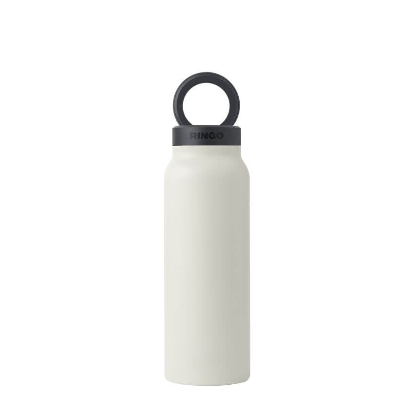 ขวดน้ำ Ringo Bottle with Magnetic Phone Mount Lid ขนาด 710 มิลลิลิตร สีครีม