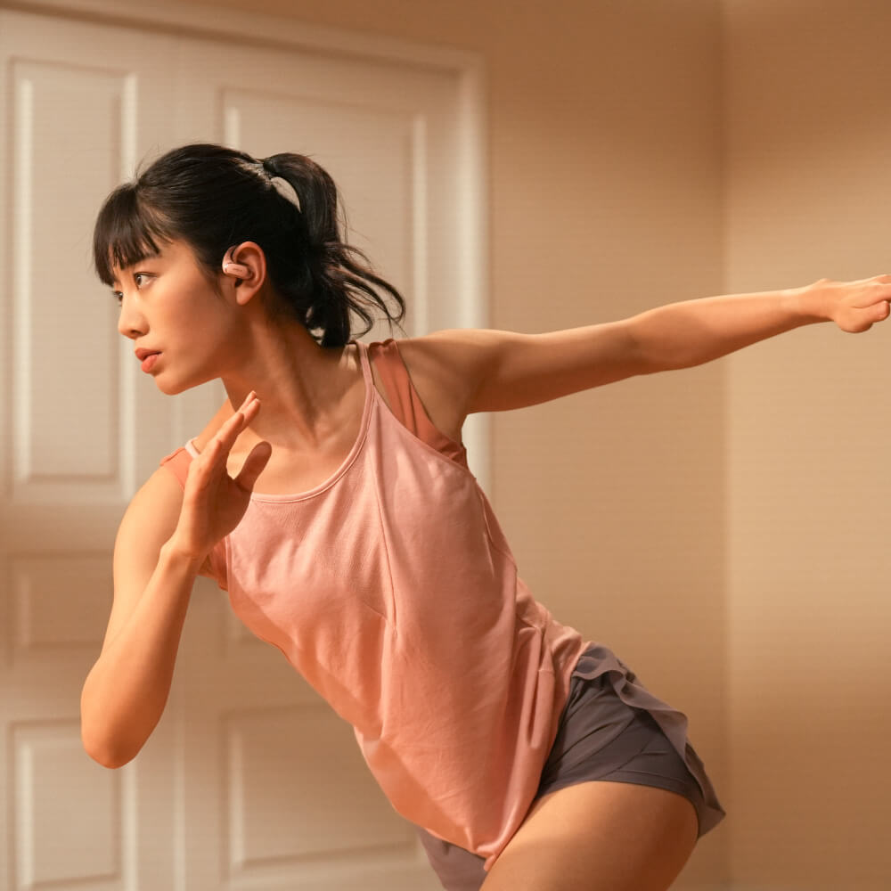 หูฟังไร้สาย Shokz OPENFIT AIR สีชมพู