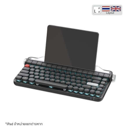 คีย์บอร์ด Actto Mechanical Keyboard RGB สีดำ