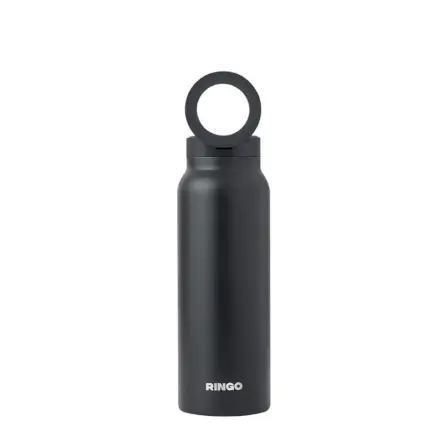ขวดน้ำ Ringo Bottle with Magnetic Phone Mount Lid ขนาด 710 มิลลิลิตร สีดำ