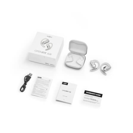 หูฟังไร้สาย Shokz OPENFIT AIR สีขาว_4