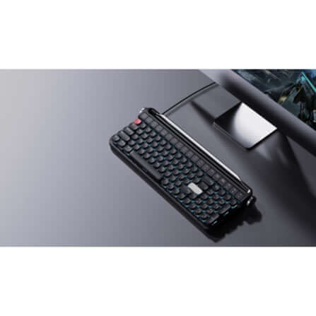 คีย์บอร์ด Actto Mechanical Keyboard RGB with Keypad สีดำ_4