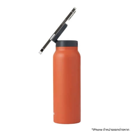 ขวดน้ำ Ringo Bottle with Magnetic Phone Mount Lid ขนาด 710 มิลลิลิตร สีส้ม_4