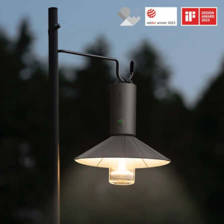 ไฟแคมป์ LED HOTO CampLight สีเทา_5