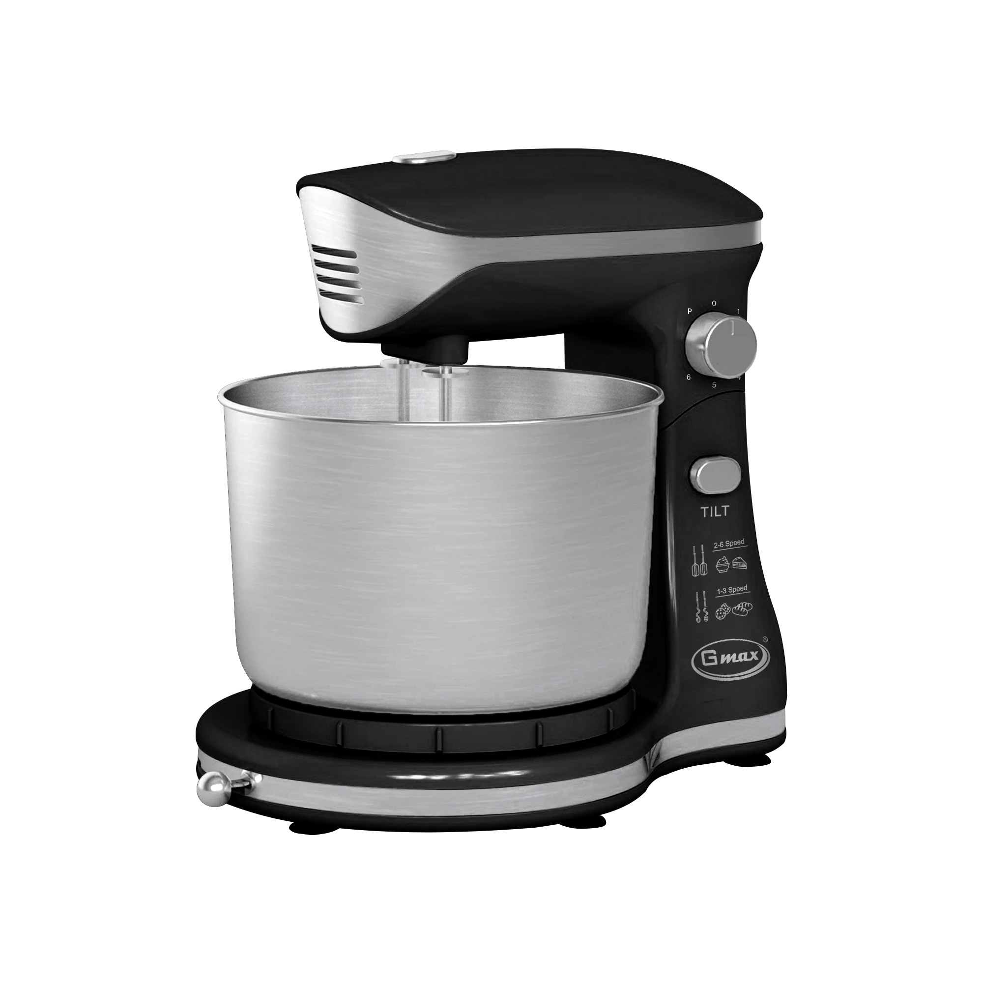 เครื่องผสมอาหาร GMAX FM-621 300 วัตต์ 3 ลิตร สีดำ_0