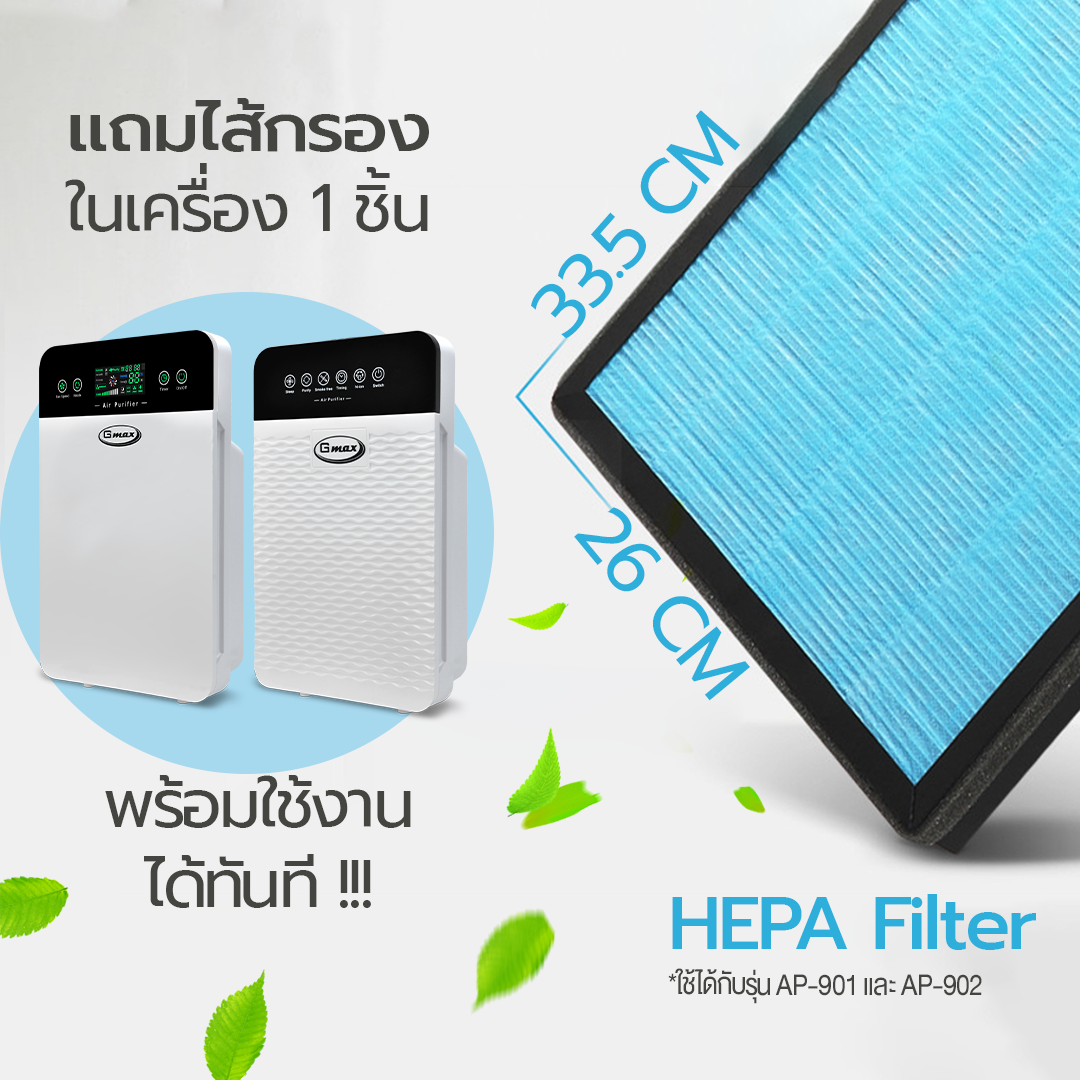 เครื่องฟอกอากาศ GMAX AP-902 35ตารางเมตร_3