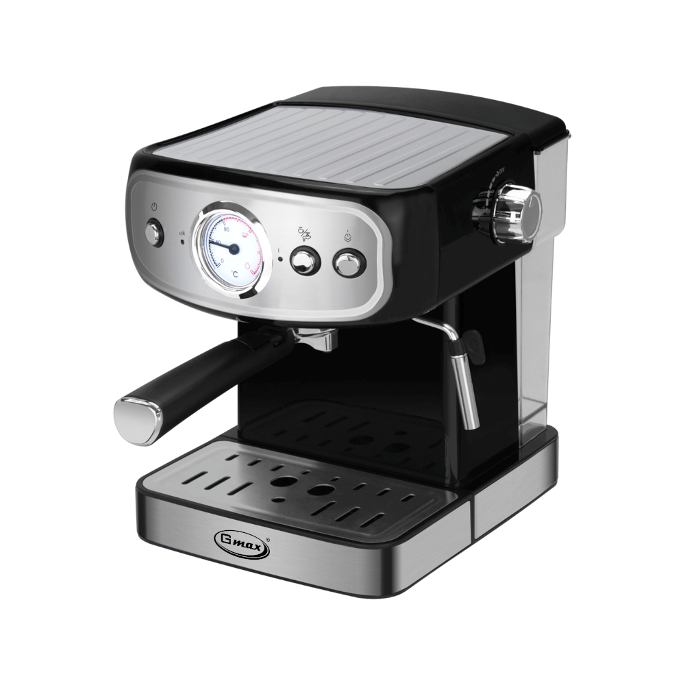 เครื่องชงกาแฟแรงดัน GMAX CM025 ดำ/เงิน